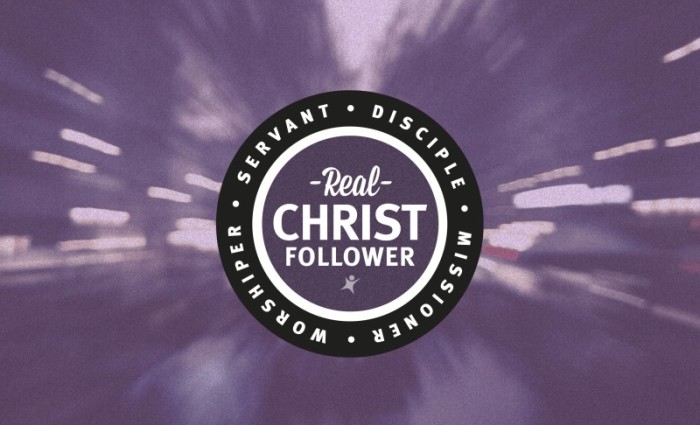 real christ follower graphic